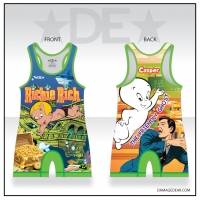 Richie and Ghost Singlet - Mens Cut