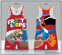 Bowl of Cereal Singlet - Womens Cut