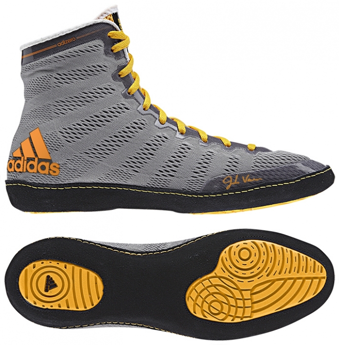 orange adidas wrestling shoes