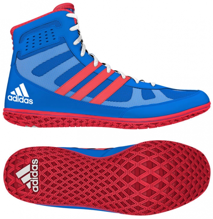 Adidas Mat Wizard 4 Wrestling Shoes Red/White/Blue BC0533 Men's Size 11.5  NEW