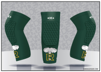 Richland Bombers Green Knee Pad Sleeve