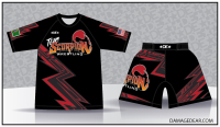 Team Scorpion Sub Shirt and Fight Shorts
