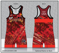 Team Scorpion Red-Banded Singlet