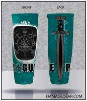 Rogue Warriors Teal Knee Pad Sleeve