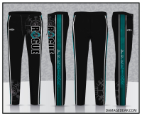 Rogue Warriors Teal Warmup Pants