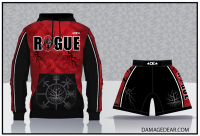 Rogue Red Sublimated Hoodie and Fight Shorts