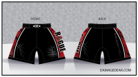 Rogue Warriors Red Fight Shorts