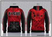 Rogue Warriors Red Sublimated Hoodie