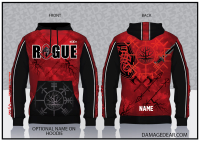 Rogue Warriors Red Sublimated Hoodie