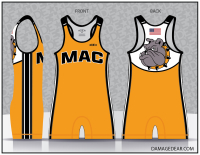 McLoughlin Bulldogs Wrestling Singlet