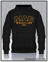 McLoughlin Bulldogs Wrestling Hooded Sweatshirt - Black