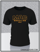 McLoughlin Bulldogs Wrestling T-Shirt - Black