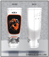 Hammerin' Hawks 2024 White Knee Pad Sleeve