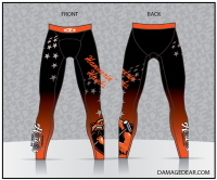 Hammerin' Hawks 2024 Orange style Spandex Pants