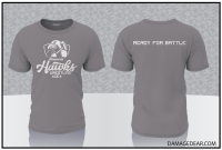 Hammerin' Hawks 2024 Cotton T-shirt - Gray