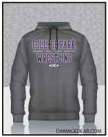 College Park Wrestling Gray Hoodie