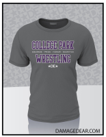 College Park Wrestling Gray T-shirt