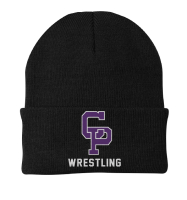 College Park Black Beanie