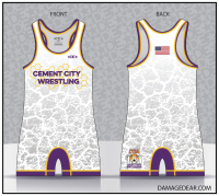 Cement City Singlet - White