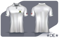 Richland Bombers Wrestling Polo - White