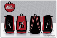 David Douglas Wrestling Sublimated Bag