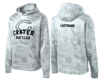 Crater Mat Club Hooded Pullover - White Hex Camo