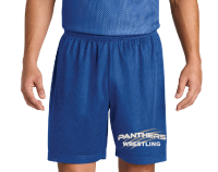 South Medford Wrestling Blue Gym Shorts Embroidered