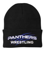 South Medford Panthers Wrestling Knit Beanie - Black