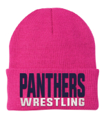 South Medford Panthers Wrestling Knit Beanie - Pink