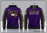 Eagle Grove Wrestling Club Sublimated Hoodie