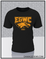 EGWC T-shirt - Black/Orange