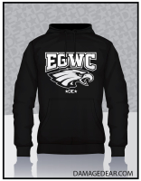 EGWC Hooded Sweatshirt - Black/White