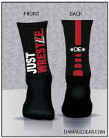 Liberty Little Guy Wrestling Black Socks