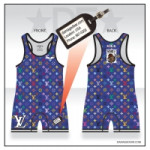 LV Blue 867-5309 Singlet