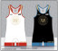 Scrap Yard Garage Freestyle Blue and Red Singlet P...